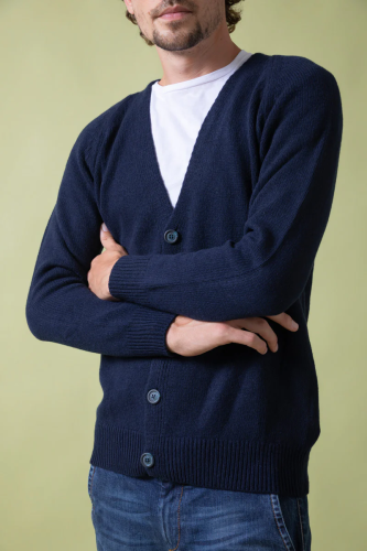 Cardigan Unisex Giovanni Blu Mora S