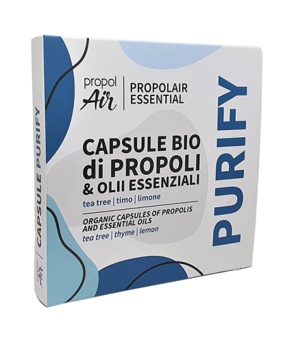 CAPSULE PURIFY PROPOLI  + OLI ESSENZIALI