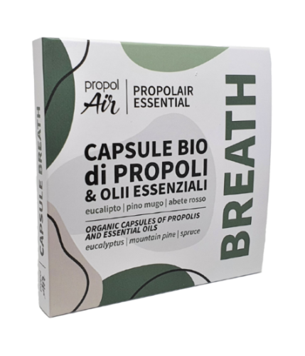 CAPSULE BREATHE PROPOLI  + OLI ESSENZIALI