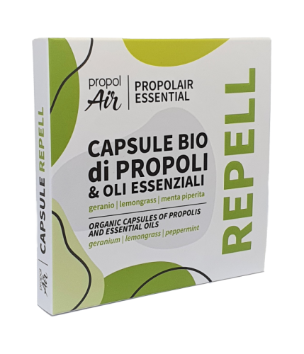 CAPSULE REPELL PROPOLI + OLI ESSENZIALI