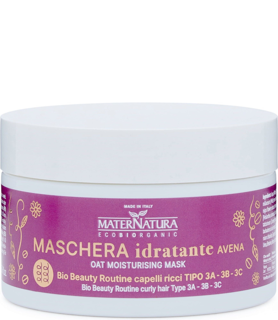 Maschera Idratante Ricci all'Avena