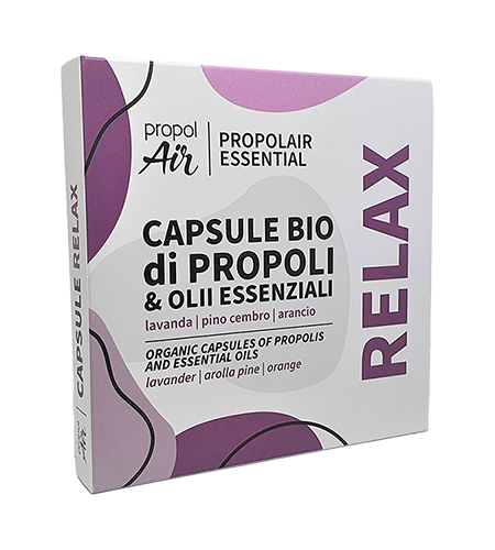 CAPSULE RELAX PROPOLI  + OLI ESSENZIALI