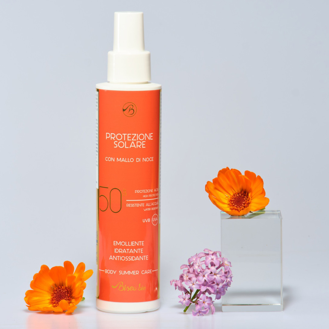 Protezione Solare con Mallo di Noce SPF 50