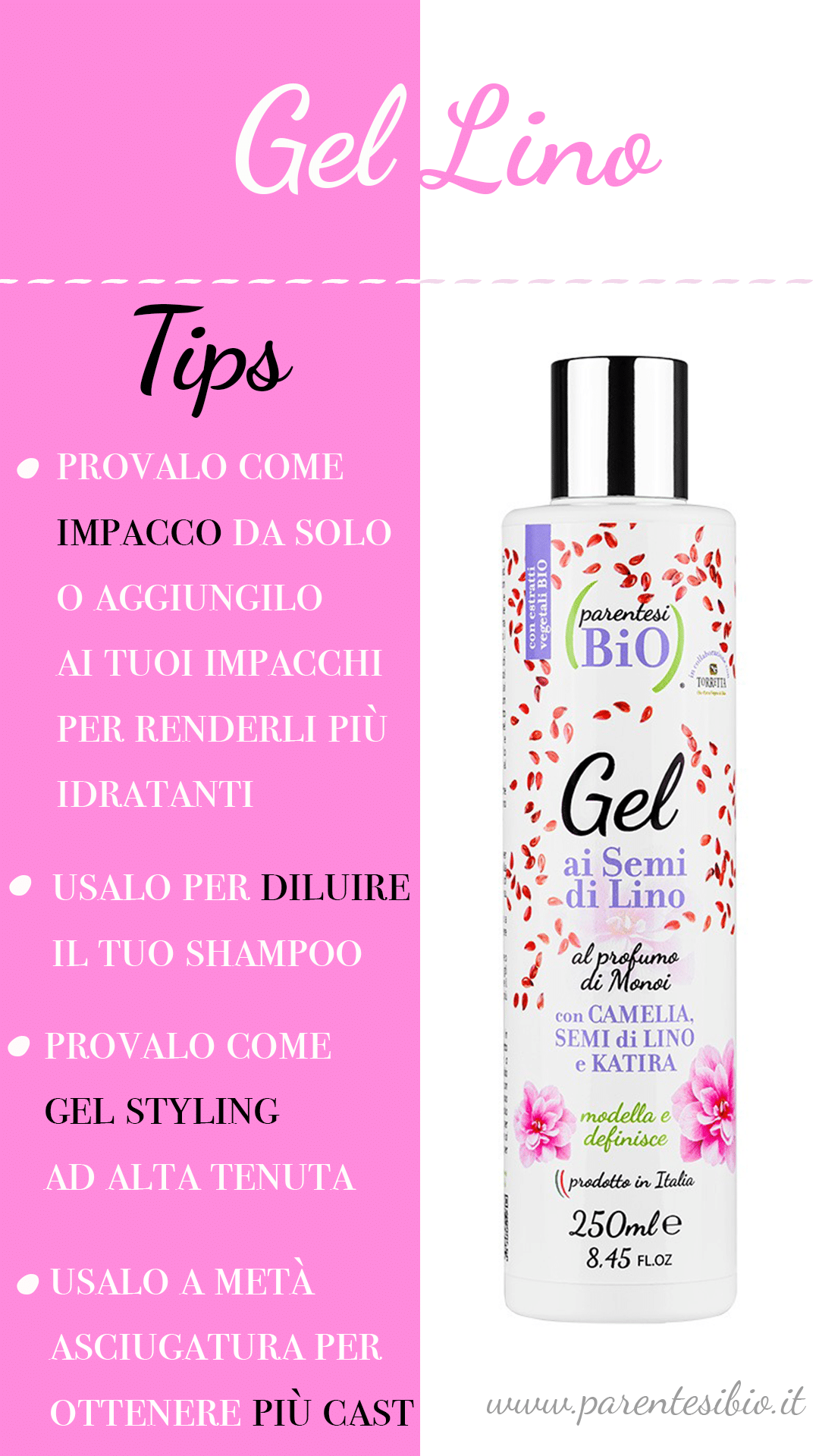 Gel ai semi di lino 250ml 