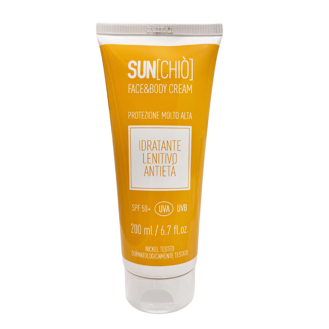 SUN[CHIO'] Face Body Cream 200ml Protezione Alta SPF 50