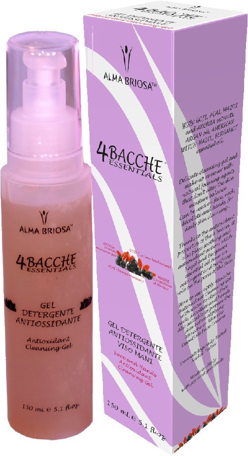 4 Bacche Essential Gel Detergente Antiossidante Viso e Mani - Alma Briosa